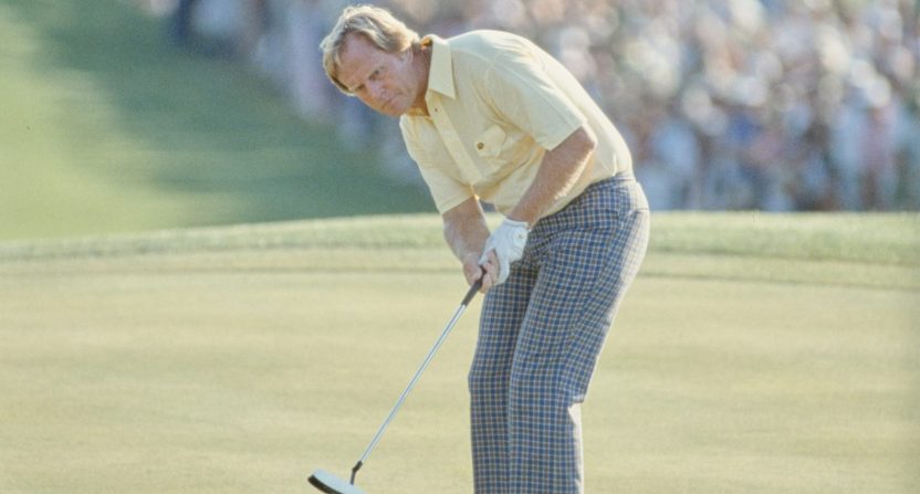 Colts owner Jim Irsay announced on Saturday that he will soon own Jack Nicklaus' putter from the 1986 Masters. Photo Credit: The Augusta Chronicle via USA TODAY NETWORK